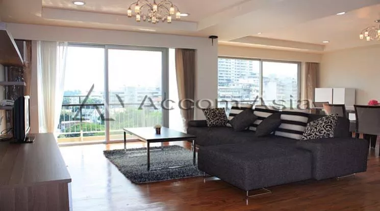 Big Balcony, Penthouse |  3 Bedrooms  Apartment For Rent in Sukhumvit, Bangkok  near BTS Asok - MRT Sukhumvit (1413878)