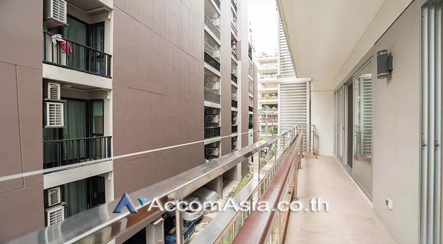 Big Balcony |  2 Bedrooms  Apartment For Rent in Sukhumvit, Bangkok  near BTS Asok - MRT Sukhumvit (1413881)