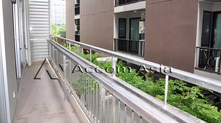 Big Balcony |  1 Bedroom  Apartment For Rent in Sukhumvit, Bangkok  near BTS Asok - MRT Sukhumvit (1413882)