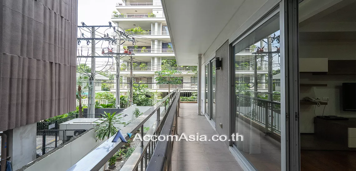 Big Balcony |  2 Bedrooms  Apartment For Rent in Sukhumvit, Bangkok  near BTS Asok - MRT Sukhumvit (1413883)