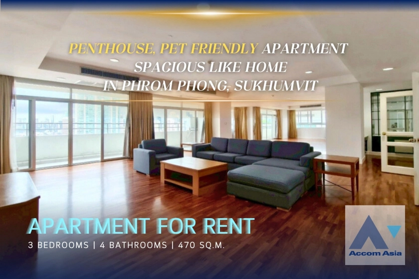  2  3 br Apartment For Rent in Sukhumvit ,Bangkok BTS Phrom Phong at Residences in mind 1414052