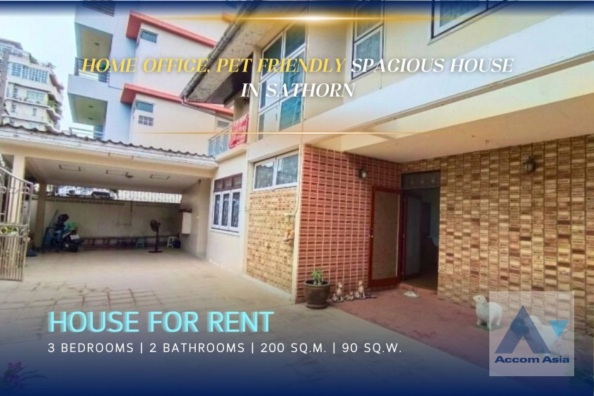 unitHome Office | Spacious house with classic charm and greenery in Sathorn (1714115)