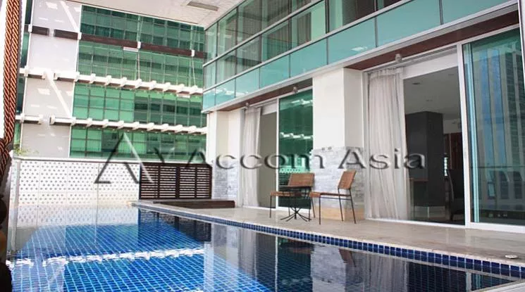 Huge Terrace, Private Swimming Pool, Duplex Condo, Penthouse, Pet friendly |  3 Bedrooms  Condominium For Rent & Sale in Sukhumvit, Bangkok  near BTS Phrom Phong (1514181)