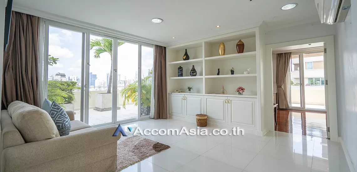 Big Balcony, Duplex Condo, Penthouse, Pet friendly |  4 Bedrooms  Apartment For Rent in Sukhumvit, Bangkok  near BTS Phrom Phong (1414186)