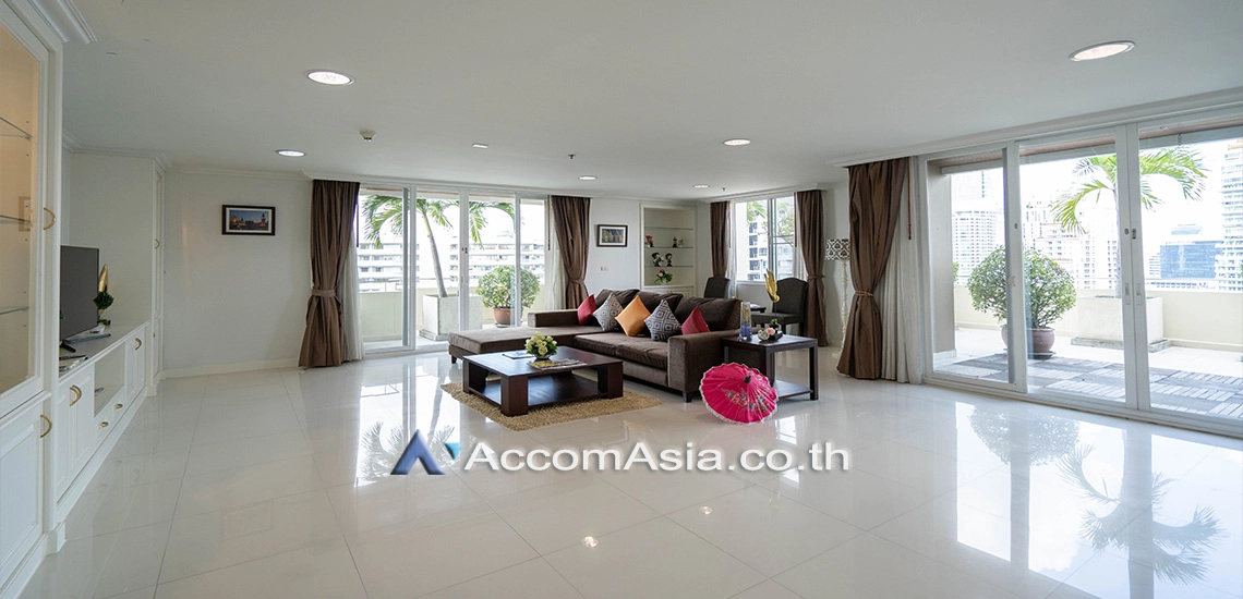 unitBig Balcony, Duplex Condo, Penthouse, Pet friendly |  4 Bedrooms  Apartment For Rent in Sukhumvit, Bangkok  near BTS Phrom Phong (1414186)
