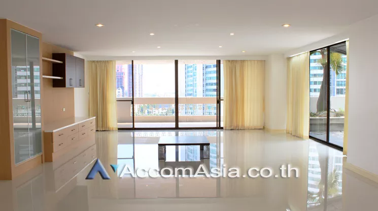 Big Balcony, Penthouse, Pet friendly |  Peaceful Living Space Apartment  4 Bedroom for Rent MRT Sukhumvit in Sukhumvit Bangkok