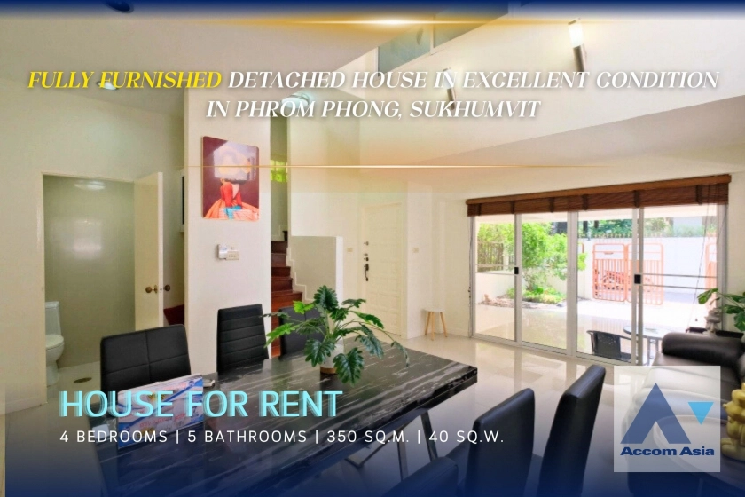  2  4 br House for rent and sale in Sukhumvit ,Bangkok BTS Phrom Phong 2515220