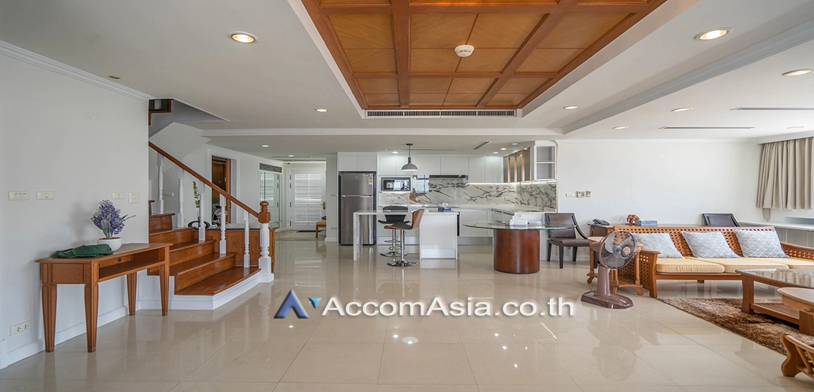 Huge Terrace, Duplex Condo, Penthouse |  3 Bedrooms  Condominium For Rent & Sale in Sukhumvit, Bangkok  near MRT Queen Sirikit National Convention Center (1515905)
