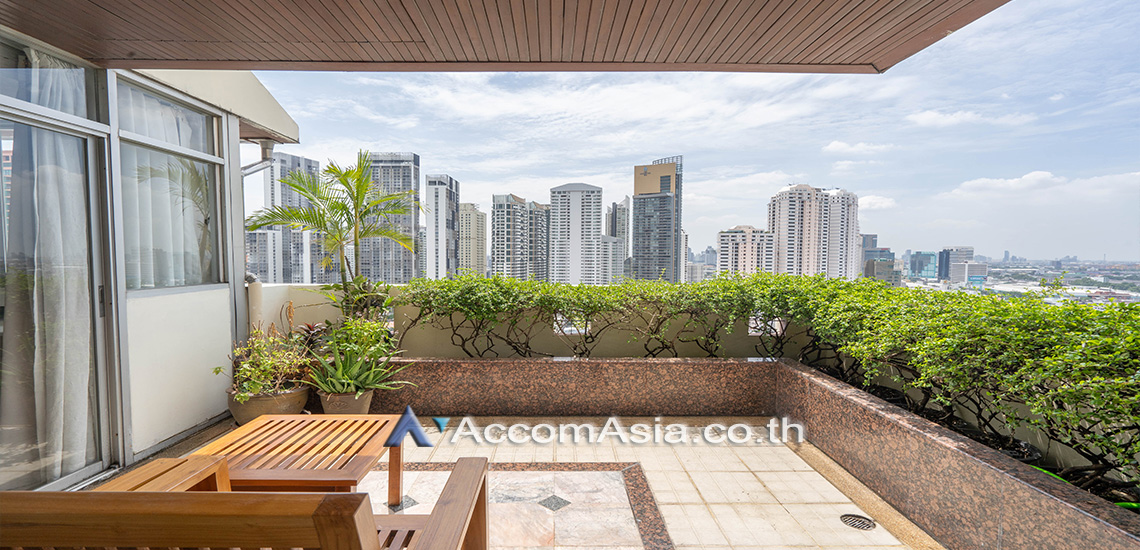 Huge Terrace, Duplex Condo, Penthouse condominium for rent in Sukhumvit, Bangkok Code 1515905