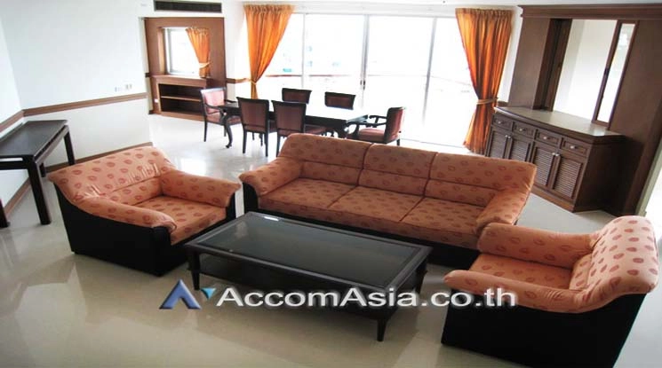 unit 3 Bedrooms  Apartment For Rent in Sukhumvit, Bangkok  near BTS Asok - MRT Sukhumvit (1415927)