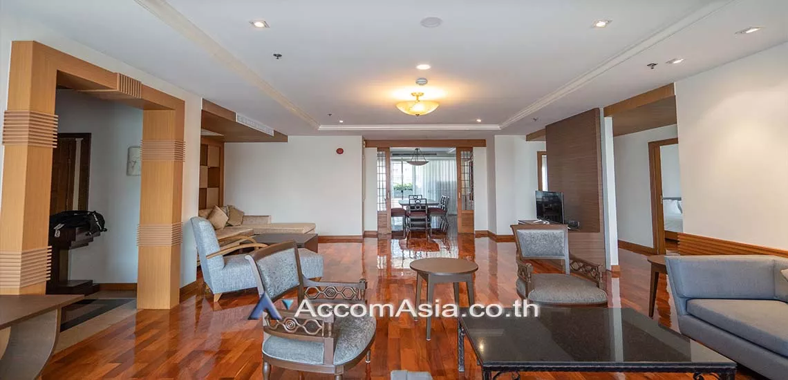 Big Balcony, Pet friendly |  Fully Furnished Apartment, Only 2 mins walk to BTS Apartment  3 Bedroom for Rent BTS Nana in Sukhumvit Bangkok