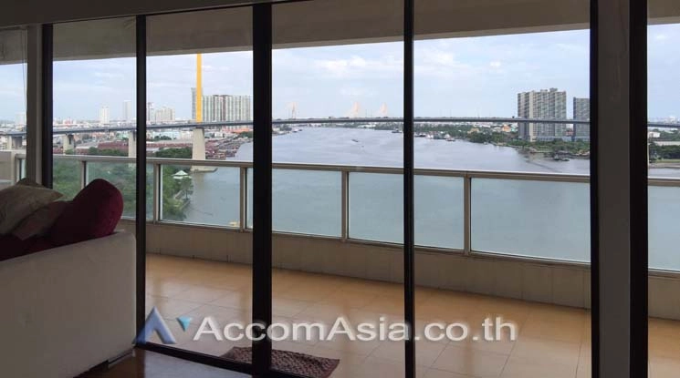  Riverside Villa  2 Condominium  3 Bedroom for Rent BRT Rama IX Bridge in Rama3 Bangkok