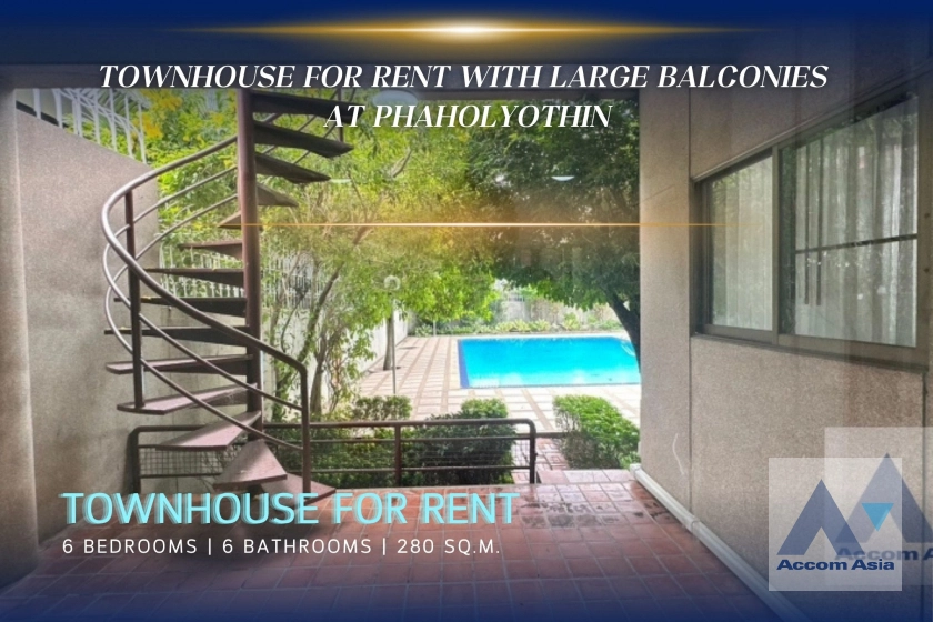 Shared Swimming Pool, Home Office townhouse for sale in Phaholyothin, Bangkok Code 1818223