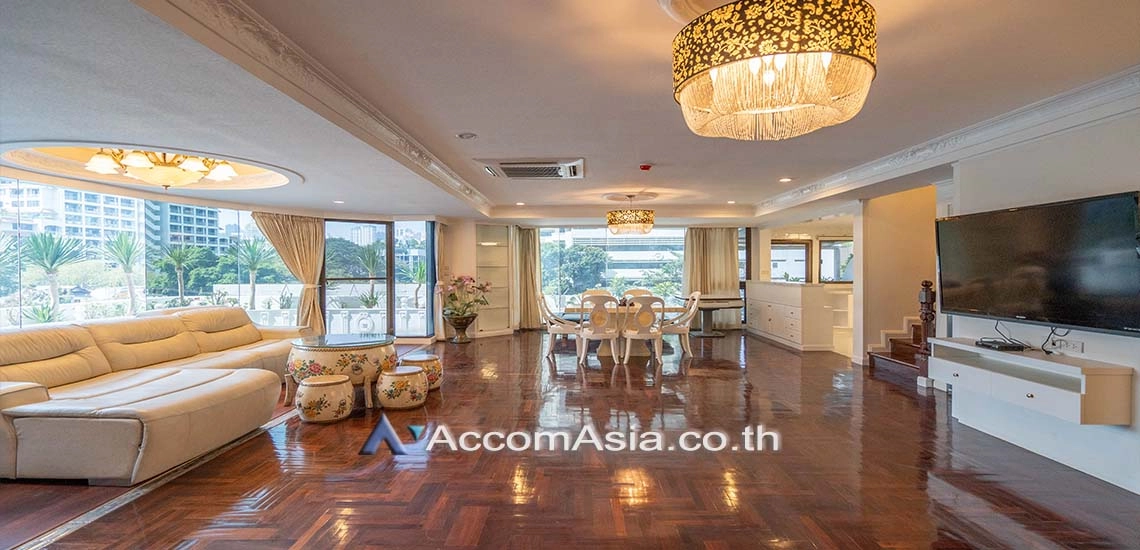Garden, Huge Terrace, Duplex Condo | Supalai Place   Condominium  3 Bedroom for Sale & Rent BTS Phrom Phong in Sukhumvit Bangkok
