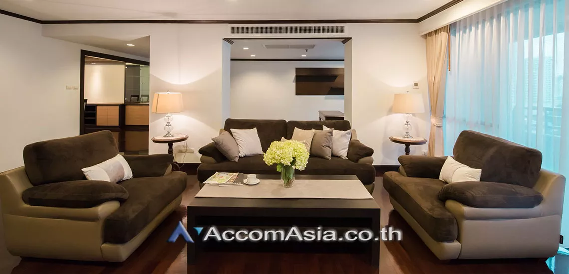 Big Balcony |  3 Bedrooms  Apartment For Rent in Sukhumvit, Bangkok  near BTS Asok - MRT Sukhumvit (1418721)