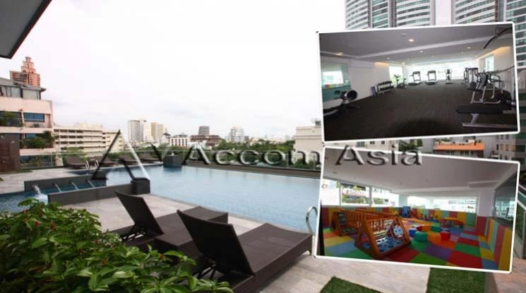 9  2 br Apartment For Rent in Sukhumvit ,Bangkok BTS Asok - MRT Sukhumvit at Serviced Apartment with Park view 1418998