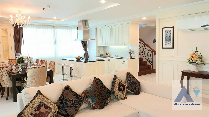 Big Balcony, Duplex Condo, Penthouse, Pet friendly |  4 Bedrooms  Apartment For Rent in Sukhumvit, Bangkok  near BTS Phrom Phong (1421325)