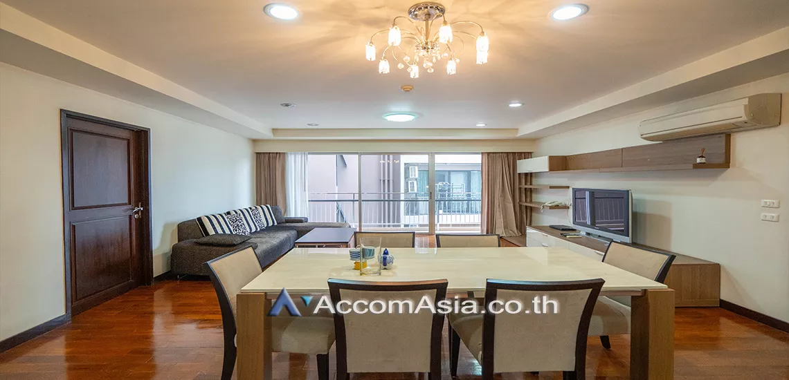 Big Balcony |  3 Bedrooms  Apartment For Rent in Sukhumvit, Bangkok  near BTS Asok - MRT Sukhumvit (1421522)