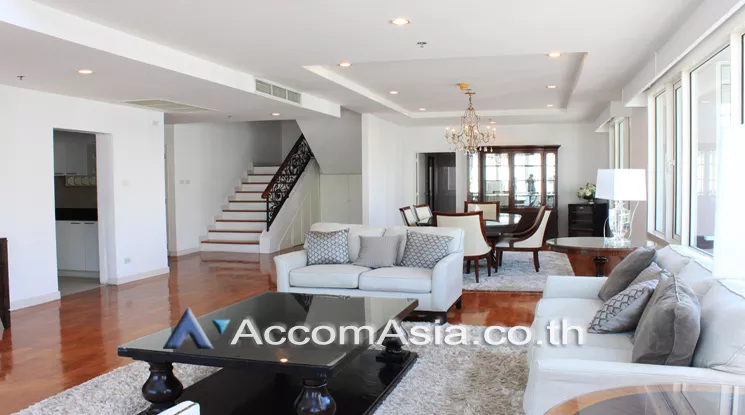 Double High Ceiling, Duplex Condo |  4 Bedrooms  Condominium For Rent in Sukhumvit, Bangkok  near BTS Phrom Phong (1521568)