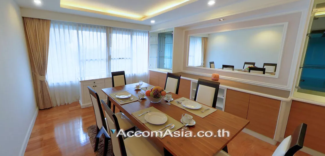 Big Balcony |  4 Bedrooms  Apartment For Rent in Sukhumvit, Bangkok  near BTS Asok - MRT Sukhumvit (13001041)