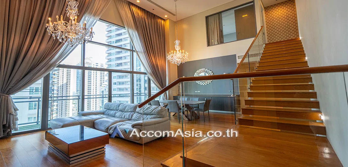 Duplex Condo |  3 Bedrooms  Condominium For Rent in Sukhumvit, Bangkok  near BTS Phrom Phong (13001267)