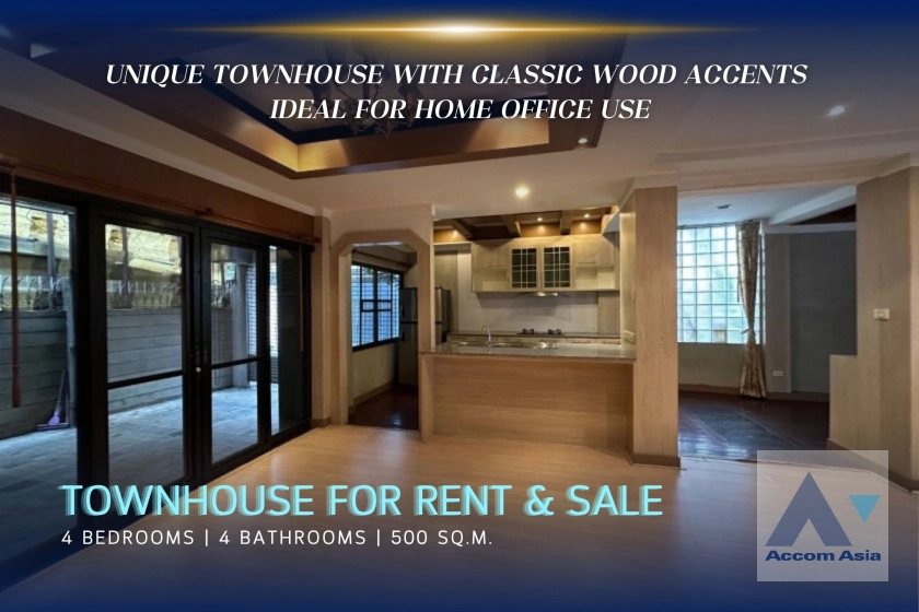  2  4 br Townhouse for rent and sale in Sukhumvit ,Bangkok BTS Thong Lo 13001642