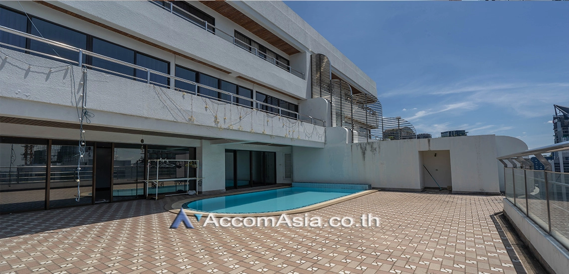 Huge Terrace, Private Swimming Pool, Duplex Condo, Penthouse |  7 Bedrooms  Condominium For Rent & Sale in Sukhumvit, Bangkok  near BTS Phrom Phong (13001888)