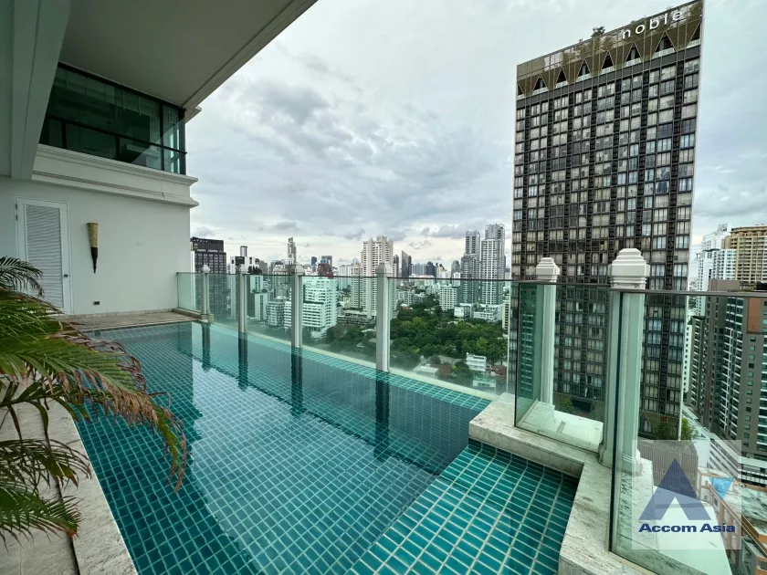 Huge Terrace, Private Swimming Pool, Duplex Condo |  3 Bedrooms  Condominium For Rent & Sale in Sukhumvit, Bangkok  near BTS Phrom Phong (13002034)