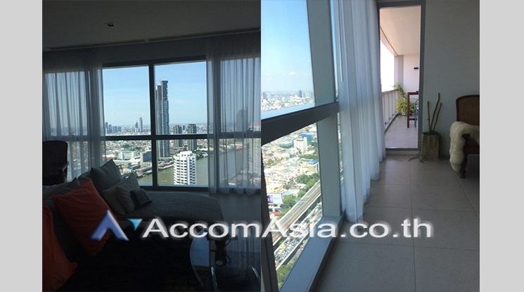 unit 2 Bedrooms  Condominium For Rent in Charoen Nakhon, Bangkok  near BTS Krung Thon Buri (AA10371)