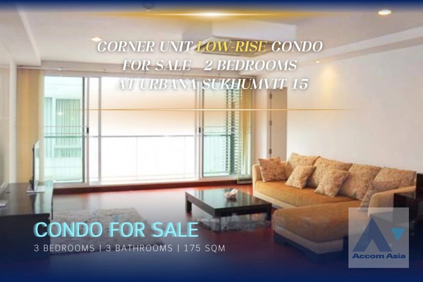  1  2 br Condominium for rent and sale in Sukhumvit ,Bangkok BTS Asok - MRT Sukhumvit at Urbana Sukhumvit 15 AA10433