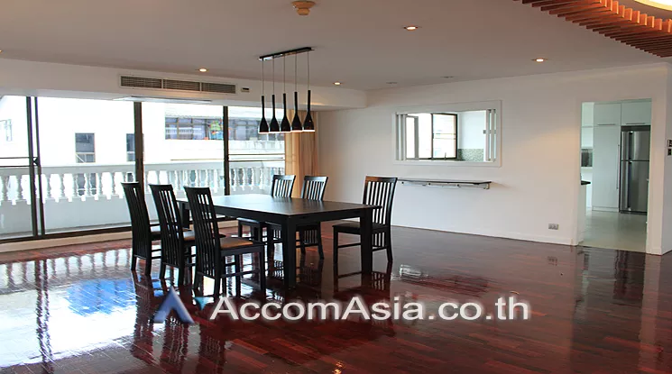 Big Balcony, Pet friendly |  4 Bedrooms  Apartment For Rent in Sukhumvit, Bangkok  near BTS Asok - MRT Sukhumvit (AA10768)