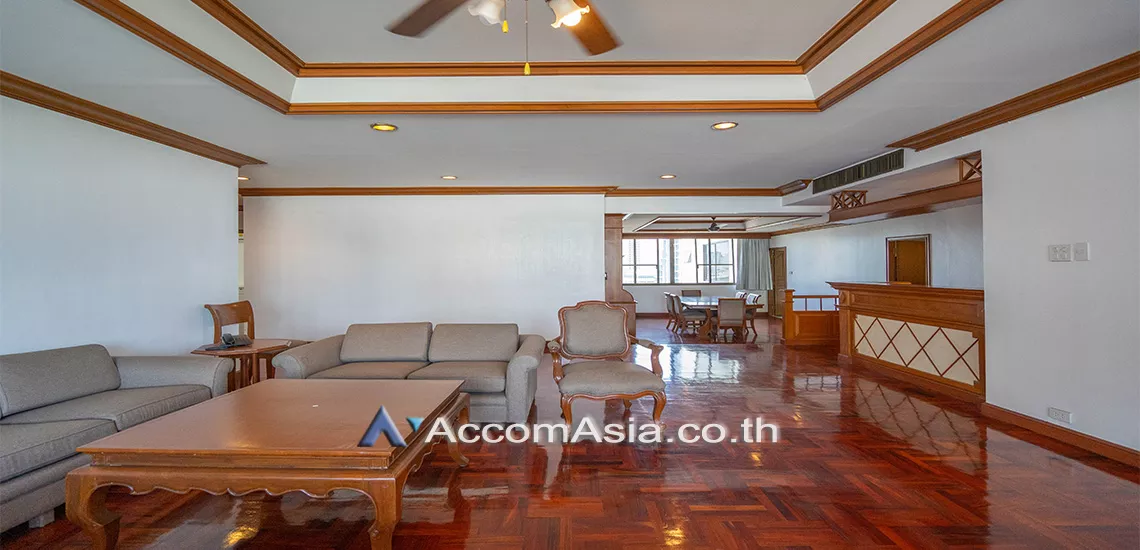 Big Balcony, Pet friendly |  3 Bedrooms  Apartment For Rent in Sukhumvit, Bangkok  near BTS Phrom Phong (AA11657)