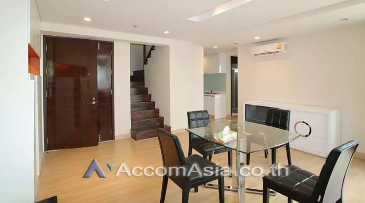 Duplex Condo |  2 Bedrooms  Condominium For Rent in Ploenchit, Bangkok  near BTS Ratchadamri (AA11891)