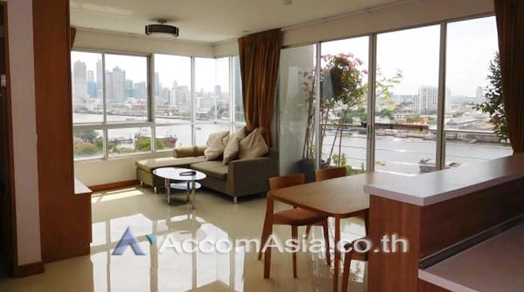 unit 2 Bedrooms  Condominium For Rent in Charoen Nakhon, Bangkok  near BTS Krung Thon Buri (AA11972)