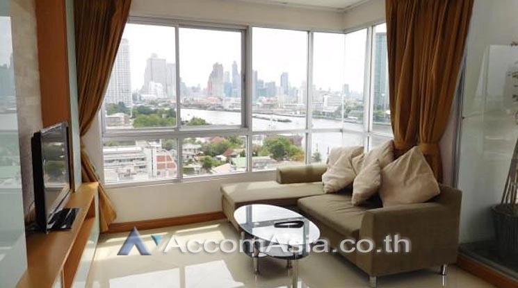 7  2 br Condominium For Rent in Charoen Nakhon ,Bangkok BTS Krung Thon Buri at Supalai River Place AA11972