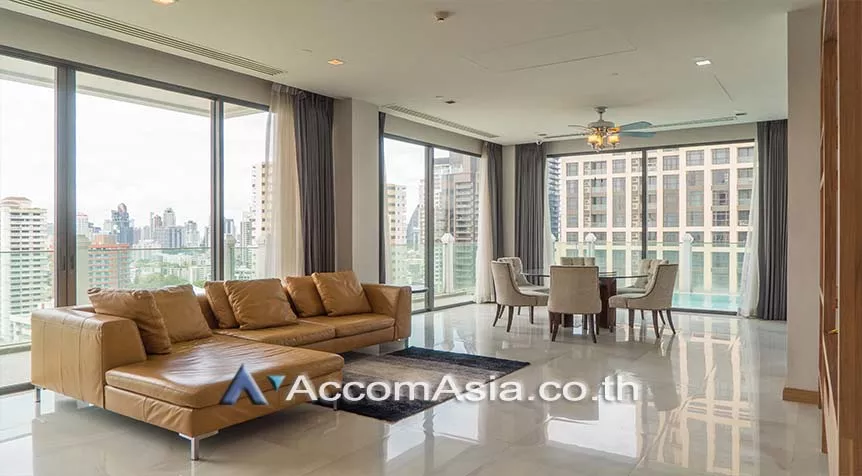 Huge Terrace, Private Swimming Pool, Duplex Condo |  3 Bedrooms  Condominium For Rent in Sukhumvit, Bangkok  near BTS Phrom Phong (AA12277)