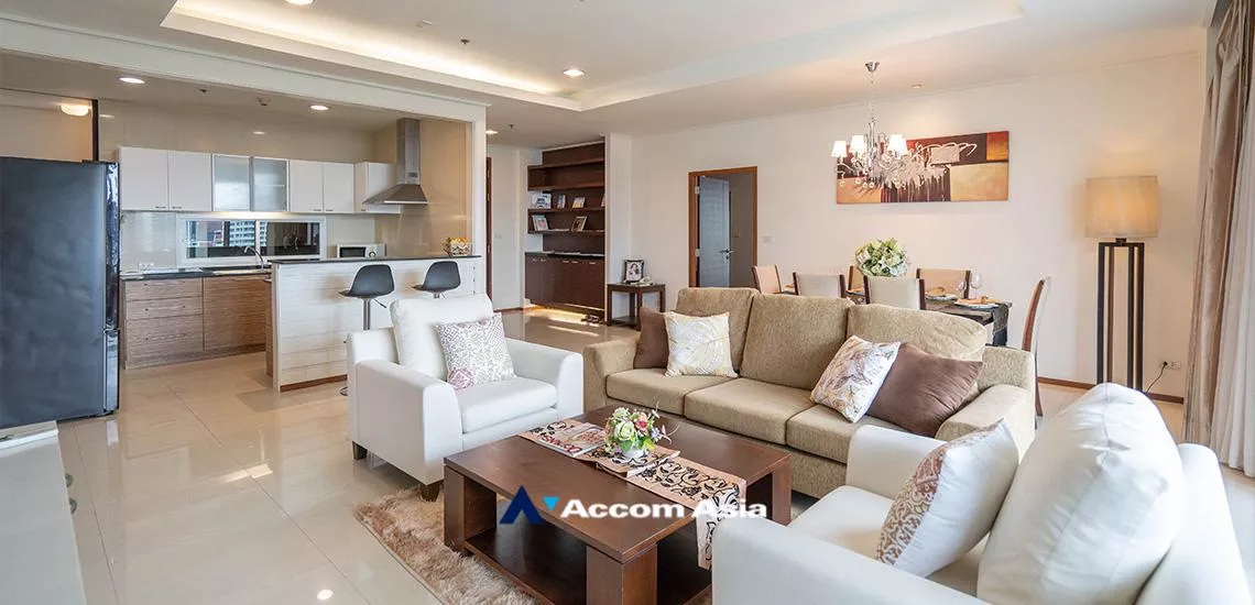 5  3 br Apartment For Rent in Sukhumvit ,Bangkok BTS Phrom Phong at Fully Furnished Suites AA12539