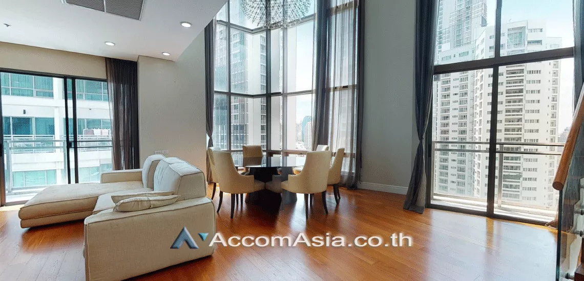 Double High Ceiling, Duplex Condo | Bright Sukhumvit 24 Condominium  3 Bedroom for Sale & Rent BTS Phrom Phong in Sukhumvit Bangkok