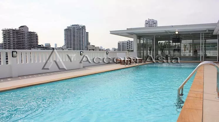 Big Balcony |  3 Bedrooms  Apartment For Rent in Sukhumvit, Bangkok  near BTS Asok - MRT Sukhumvit (AA13733)