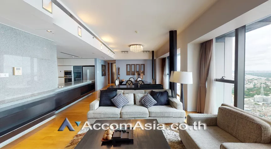  1  3 br Condominium For Rent in Sathorn ,Bangkok BTS Chong Nonsi - MRT Lumphini at The Met Sathorn AA13929