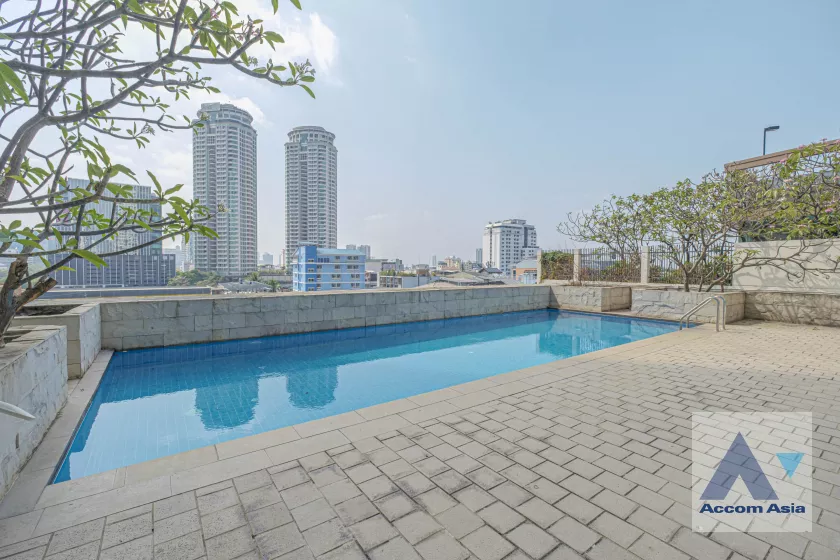Huge Terrace, Private Swimming Pool, Penthouse |  3 Bedrooms  Condominium For Rent in Sathorn, Bangkok  near BTS Chong Nonsi - BRT Sathorn (AA14574)