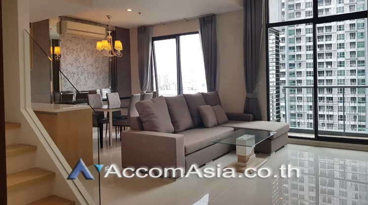  2  1 br Condominium For Rent in  ,Bangkok MRT Phetchaburi - ARL Makkasan at Villa Asoke AA15597