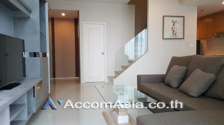 unitDuplex Condo |  1 Bedroom  Condominium For Rent in Phaholyothin, Bangkok  near MRT Phetchaburi - ARL Makkasan (AA15597)