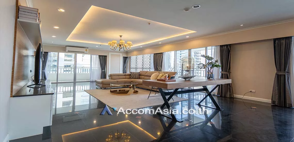 unit 3 Bedrooms  Condominium For Rent in Sathorn, Bangkok  near BTS Sala Daeng - MRT Lumphini (AA15877)