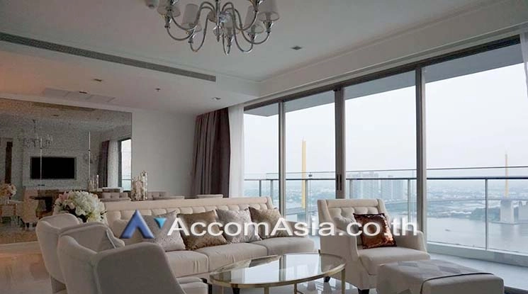 unitRiverside / River View, Big Balcony |  3 Bedrooms  Condominium For Rent & Sale in Rama 3, Bangkok  near BRT Rama IX Bridge (AA16631)