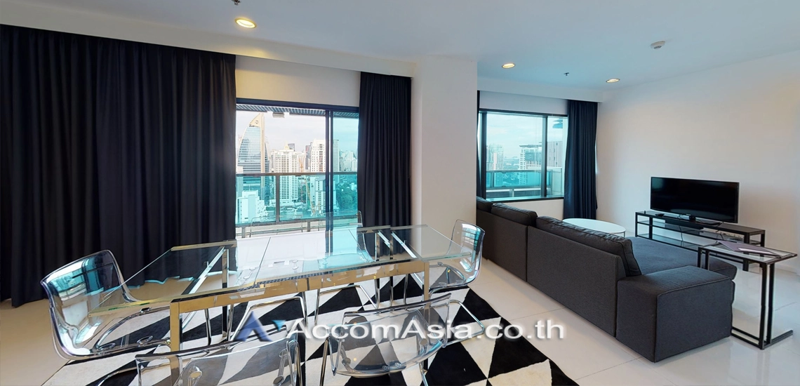 unit 2 Bedrooms  Condominium For Rent in Ploenchit, Bangkok  near BTS Chitlom (AA17093)