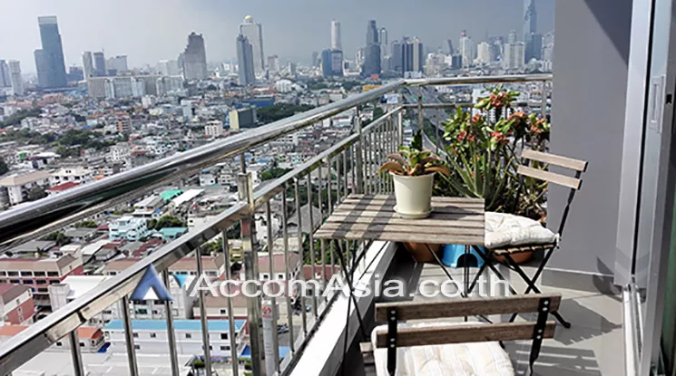 4  2 br Condominium for rent and sale in Charoenkrung ,Bangkok BTS Surasak - BRT Rama IX Bridge at Supalai Lite Sathorn Charoenrat AA17232