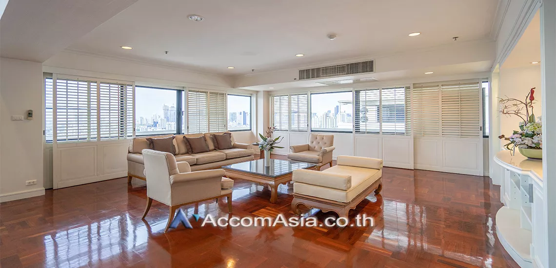 Duplex Condo, Penthouse, Pet friendly |  4 Bedrooms  Apartment For Rent in Sukhumvit, Bangkok  near BTS Phrom Phong (AA17873)
