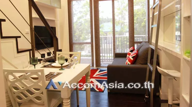 Duplex Condo, Pet friendly |  1 Bedroom  Condominium For Rent in Sukhumvit, Bangkok  near BTS Thong Lo (AA17964)