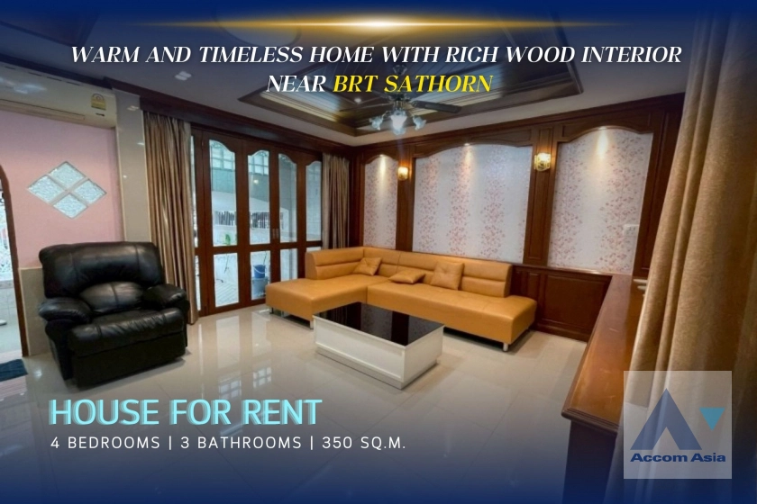  2  4 br House for rent and sale in Sathorn ,Bangkok BRT Sathorn AA18380